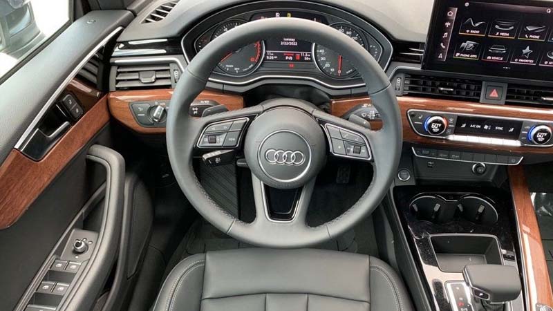 Audi A5 Convertible Premium 45 TFSI Quattro 2022 Interior Steering View