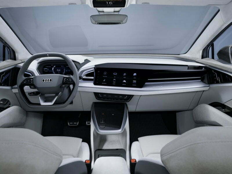 Audi Q4 Sportback E-Tron 40 2022 Steering View