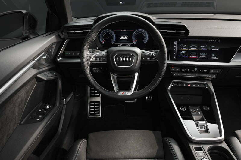 Audi A3 Sedan Premium Plus 40 TFSI 2022 Interior Steering View