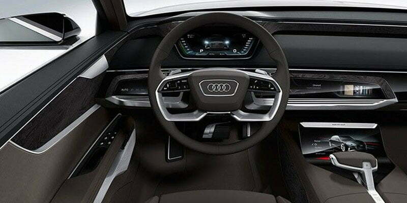 Audi A9 Prologue Concept 2022 Interior Steering View