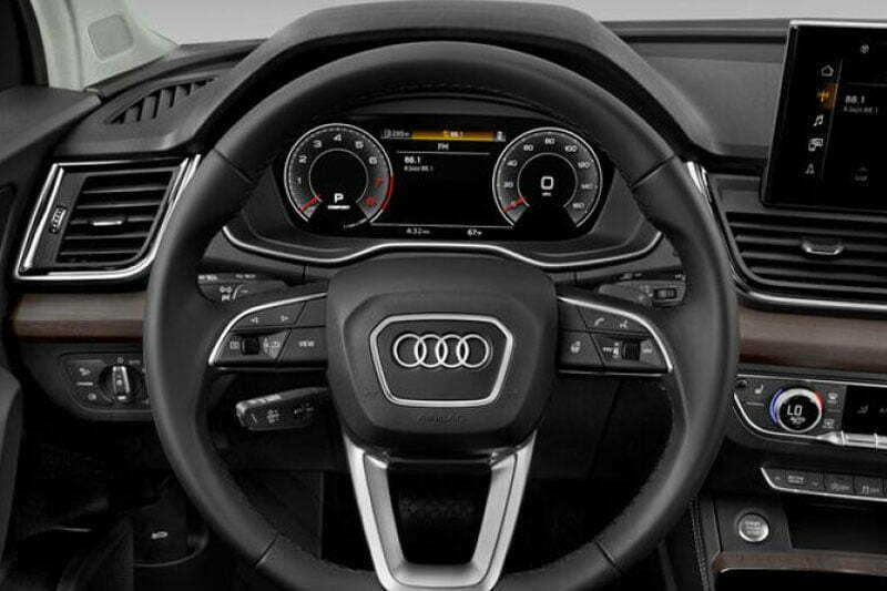Audi Q5 S line Premium Plus 45 TFSI Quattro 2022 Interior Steering View