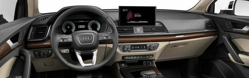 Audi Q5 S line Premium Plus Plug-in hybrid 2022 Interior Steering View