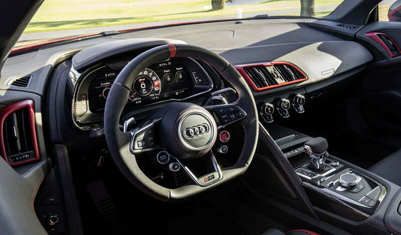 Audi R8 2022 Interior Steering View