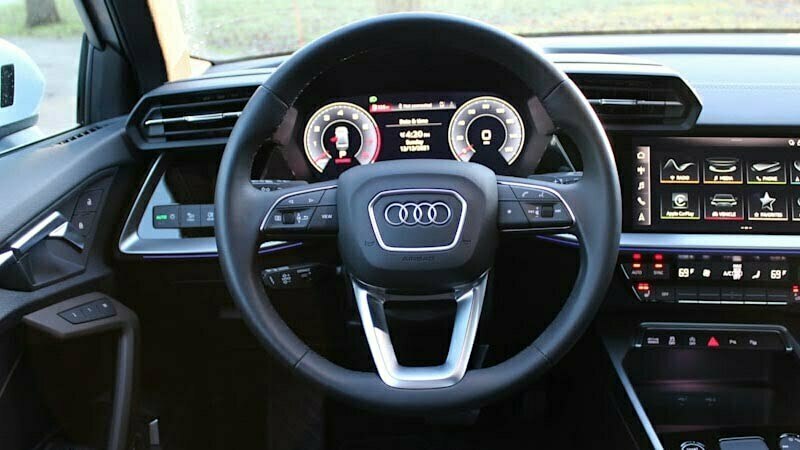 Audi S3 Prestige 2022 Interior Steering View