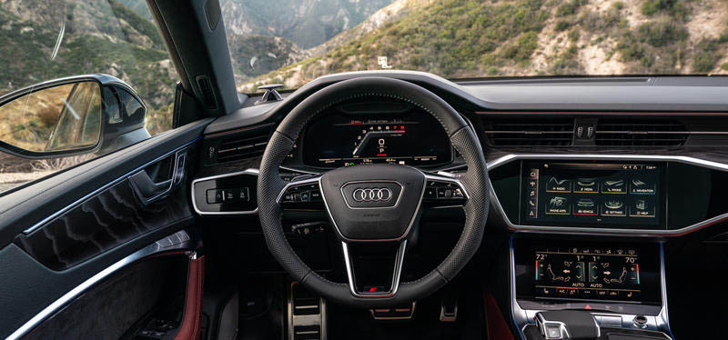 Audi S6 2.9T Premium Plus 2022 Interior Steering View