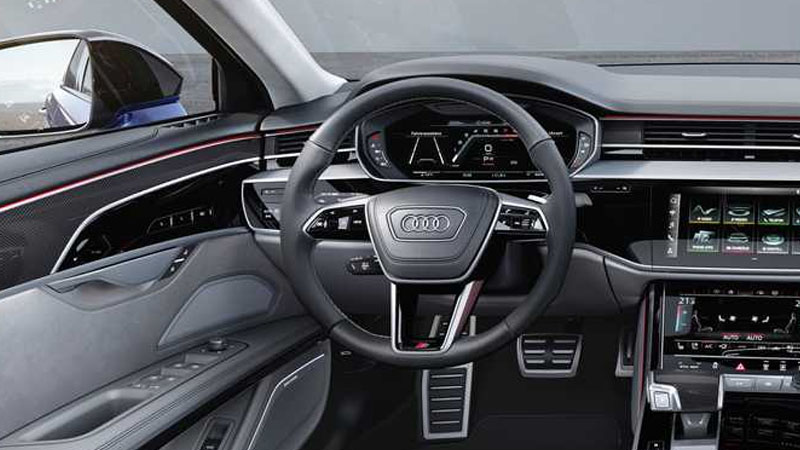 Audi S8 2022 Interior Steering View
