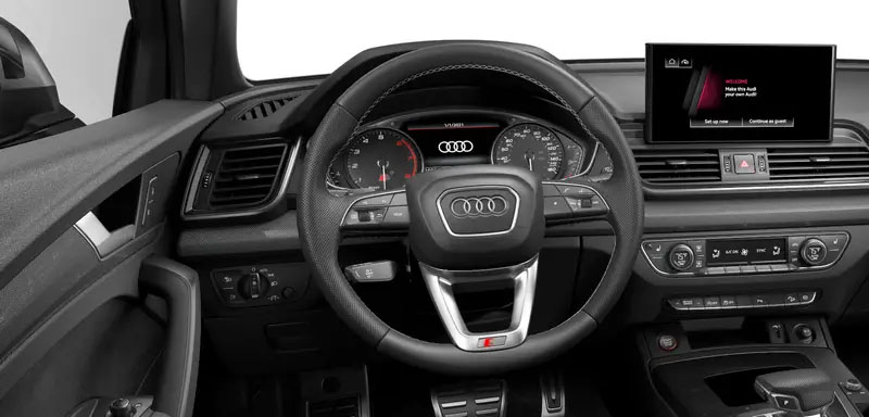 Audi SQ5 3.0T Premium Quattro 2022 Interior Steering View