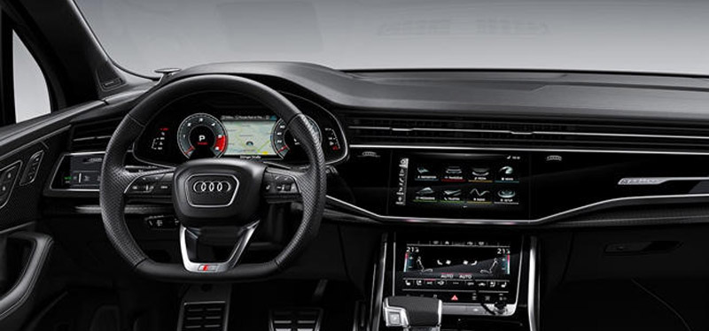 Audi SQ7 4.0T Prestige Quattro 2022 Interior Steering View
