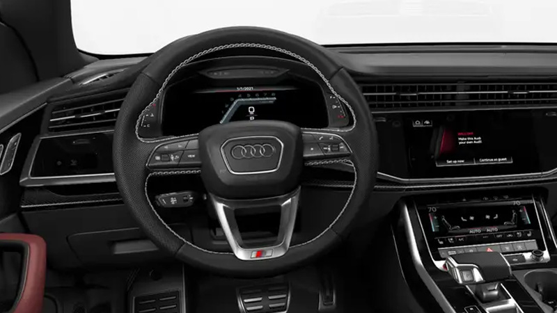 Audi SQ8 4.0T Prestige 2022 Interior Steering View