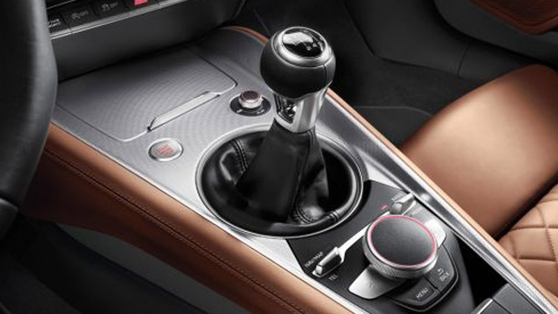 Audi TT Coupe 45 TFSI Quattro 2022 Interior Gear View