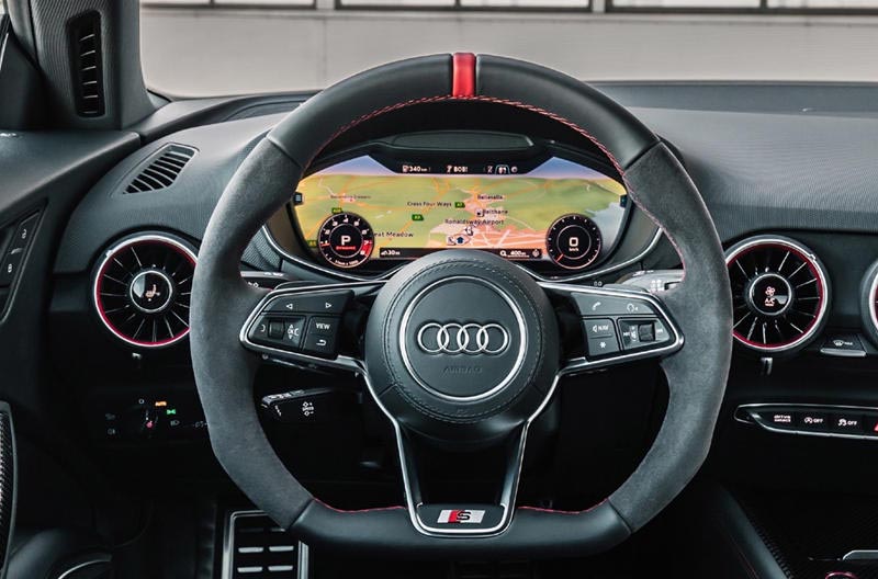 Audi TTS Coupe 2.0T Quattro 2022 Interior Steering View