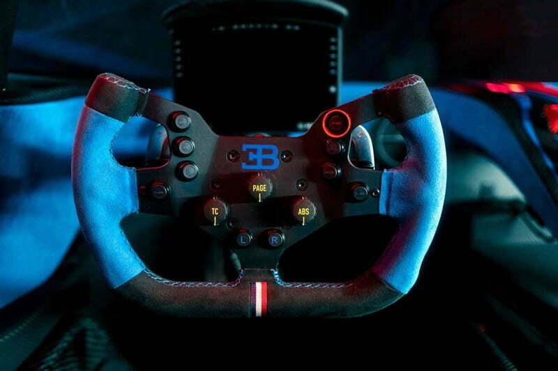 Bugatti Bolide interior Steering View