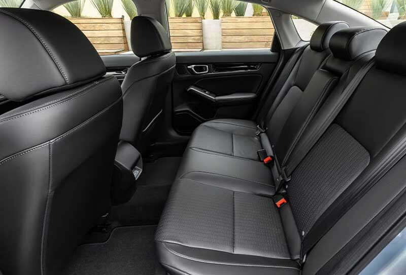Honda Civic EX 2022 interior seats
