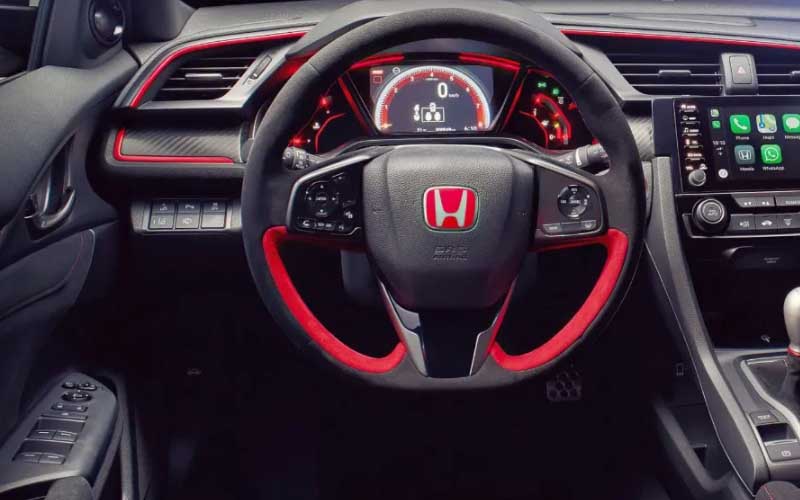 Honda Civic Type R 2022 steering view
