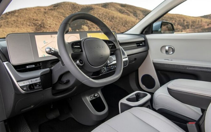 Hyundai Ioniq 5 SE AWD 2022 steering view