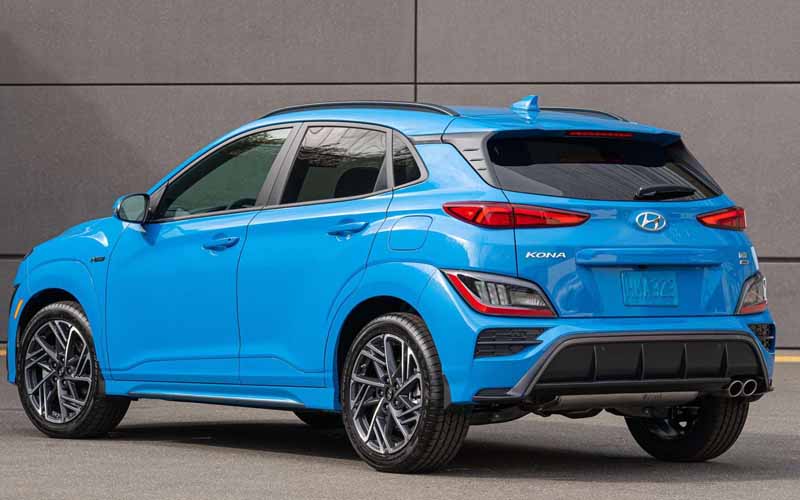 Hyundai Kona SEL AWD 2022 exterior back