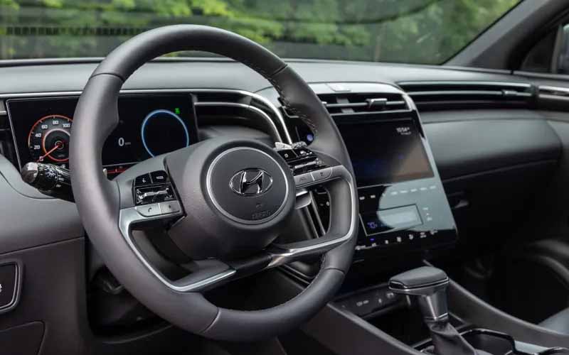 Hyundai Santa Cruz SE AWD 2022 steering view