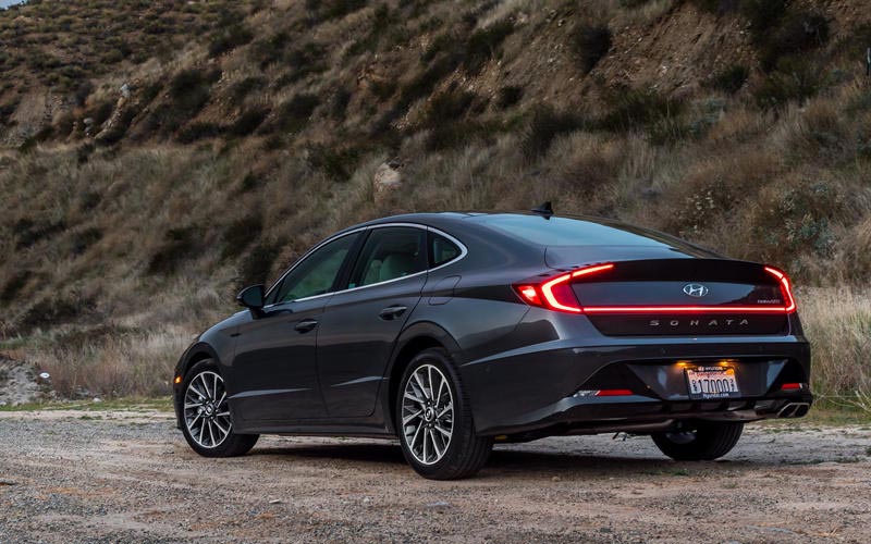 Hyundai Sonata SEL 2.5L 2022 exterior back