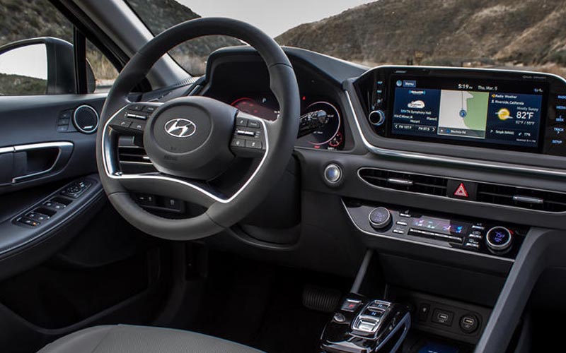 Hyundai Sonata SEL 2.5L 2022 steering view