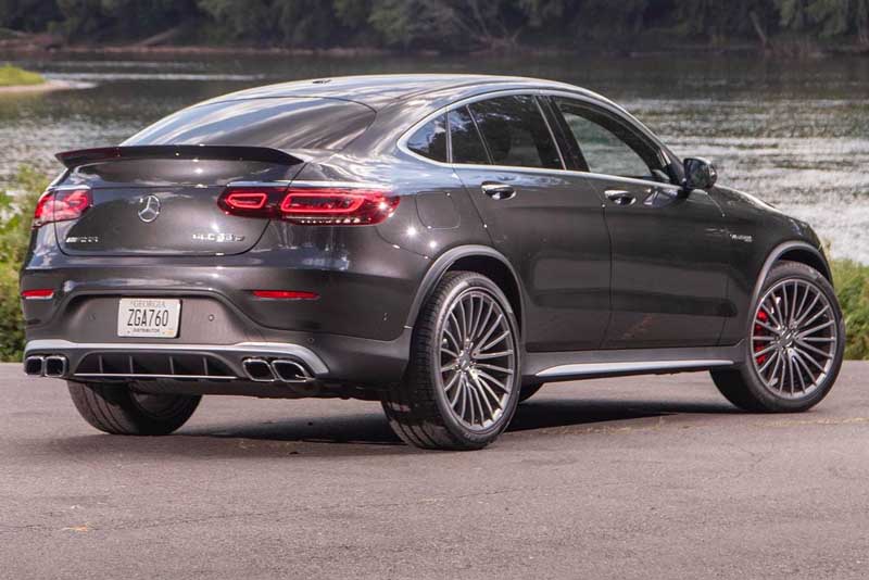 Mercedes AMG GLC 63 4MATIC Coupe 2022 Back View