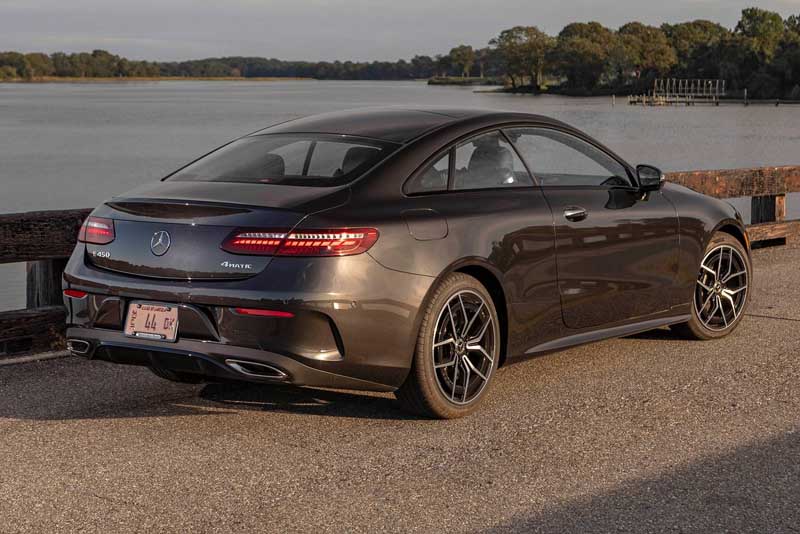 Mercedes Benz E450 4MATIC Coupe 2022 Back View