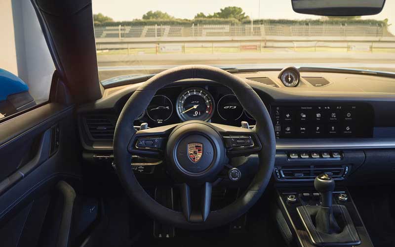 Porsche 911 GT3 Coupe 2022 steering view