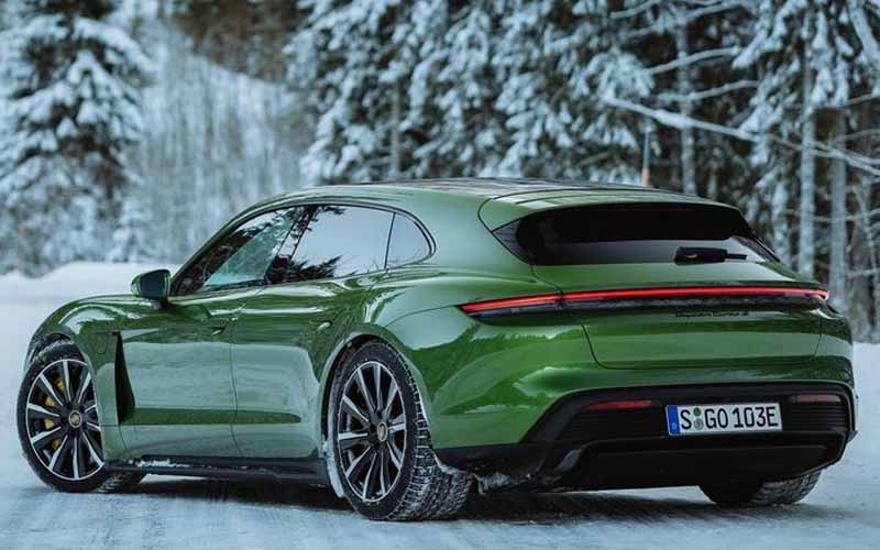 Porsche Taycan Turbo S Sports Turismo 2022 exterior back