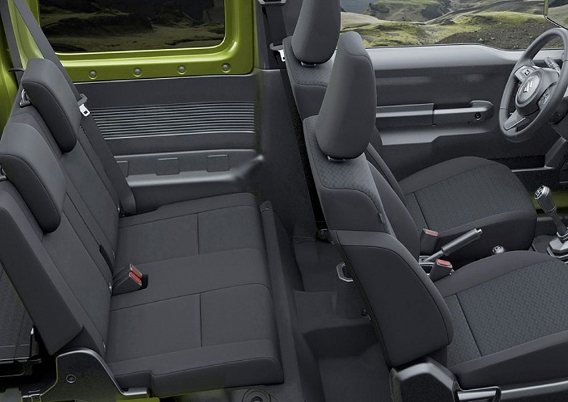 Suzuki Jimny Sierra Manual 2022 Seat Interior