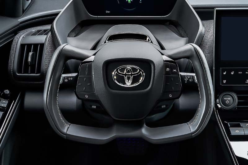 Toyota Bz4x 2022 Interior Steering View