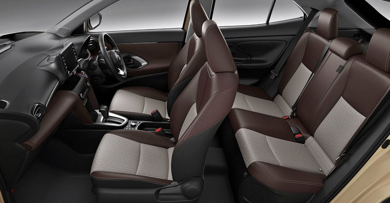 Toyota Yaris 2022 Interior Seat View