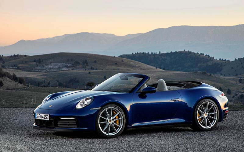 porsche 911 carrera 4s cabriolet 2022 exterior side