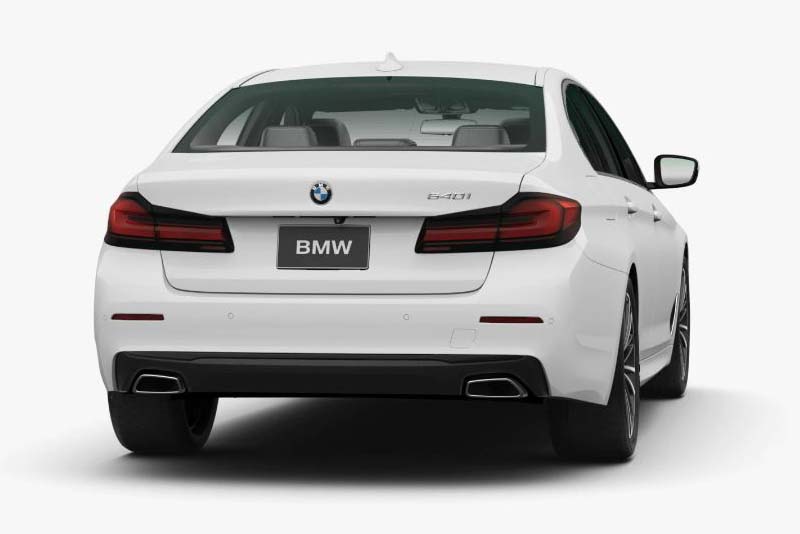 BMW 540i Sedan 2022 Back View