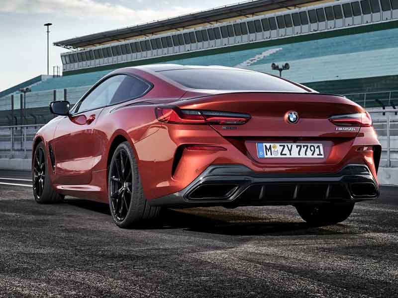 BMW 840i Coupe 2022 Back View