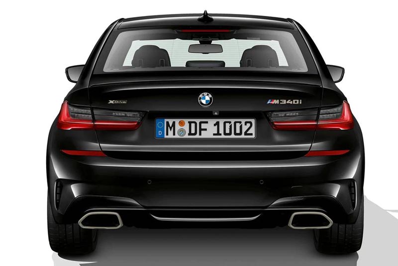 BMW M340i xDrive Sedan 2022 Back View