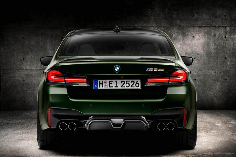 BMW M5 Competition 2022 Back View