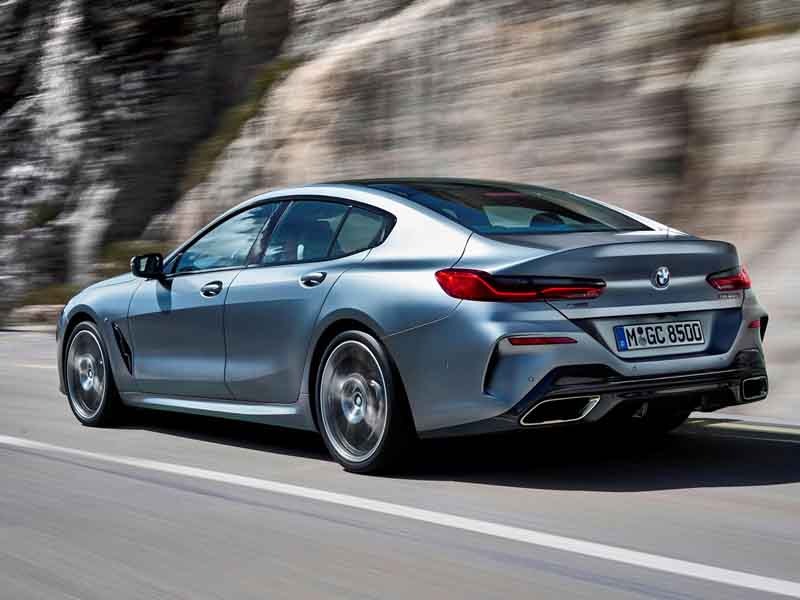 BMW M850i Gran Coupe 2022 Back View
