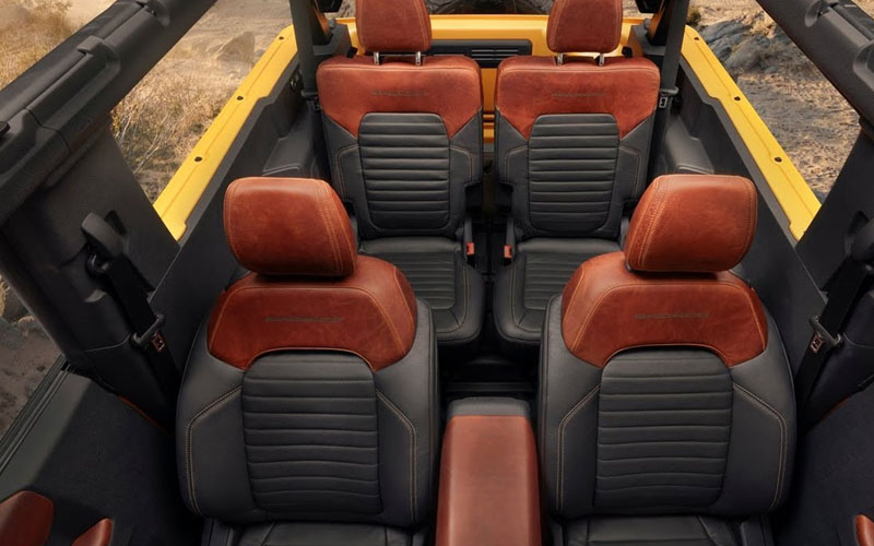 Ford Bronco Big Bend 4 Door 2022 interior seats