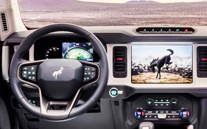Ford Bronco Big Bend 4 Door 2022 steering view