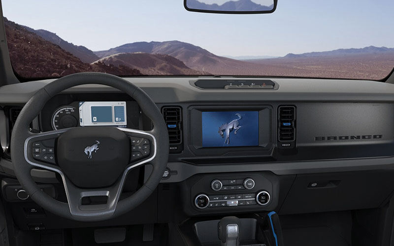Ford Bronco Black Diamond 4 Door 2022 steering view