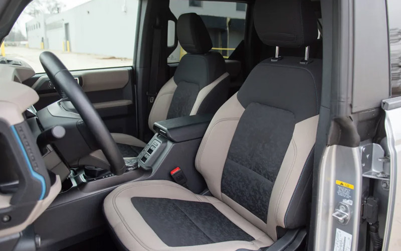 Ford Bronco Wildtrak 2 Door 2022 interior seats