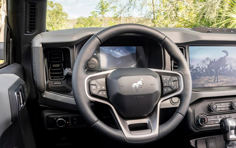 Ford Bronco Wildtrak 2 Door 2022 steering view