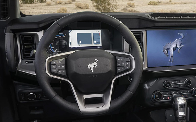 Ford Bronco Wildtrak 4 Door 2022 steering view