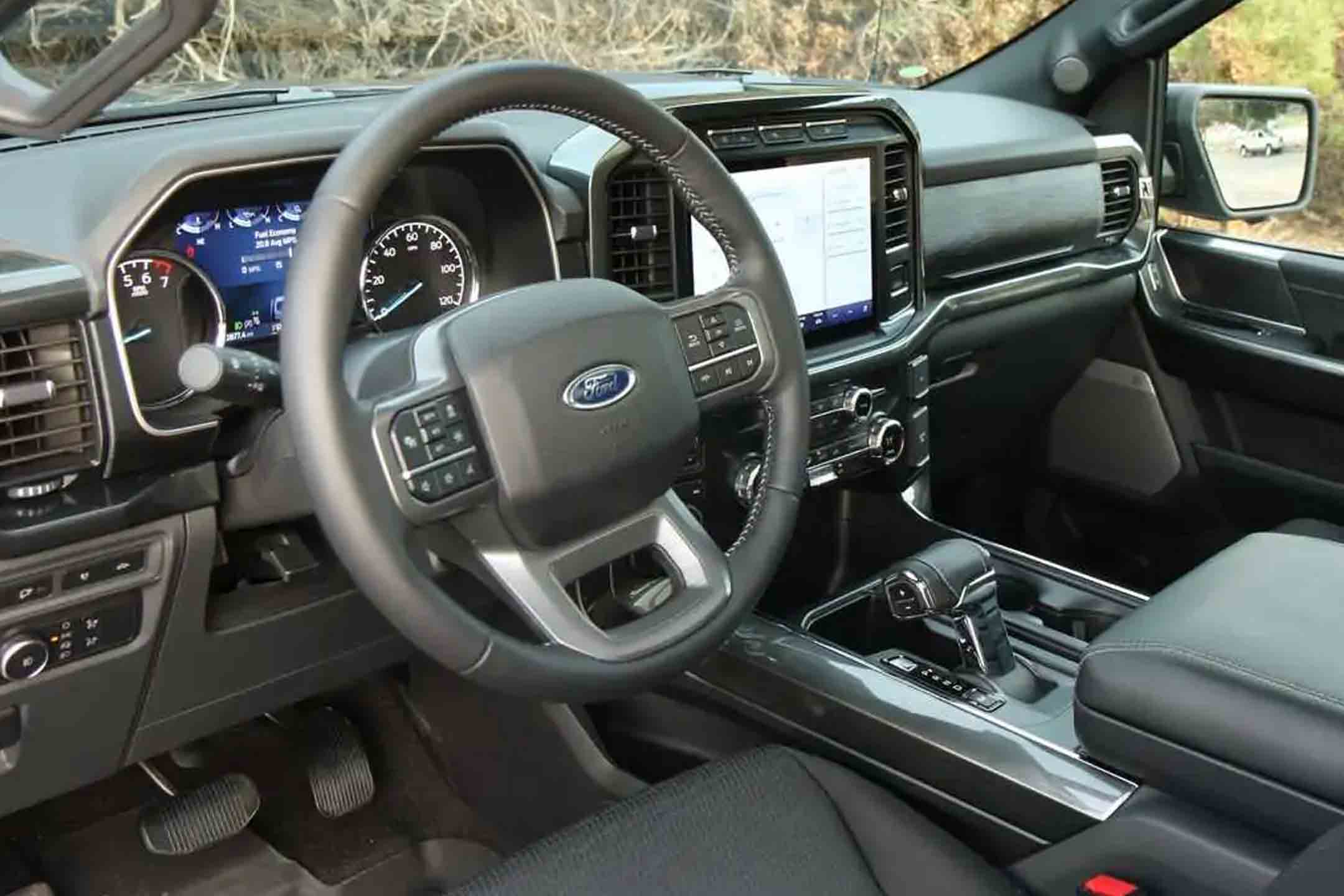 Ford F-150 Special Service Vehicle 2022 steering view