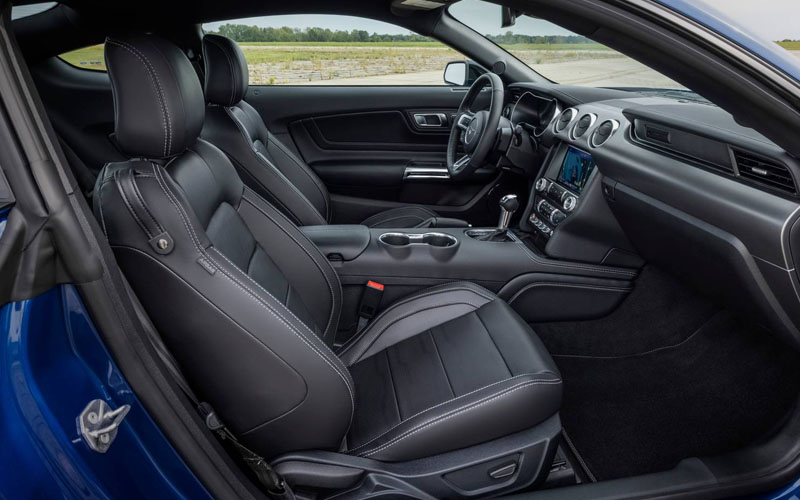 Ford Mustang EcoBoost Coupe 2022 interior seats
