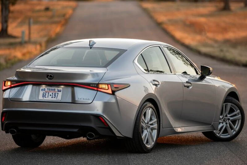 Lexus IS 300 AWD 2022 Back View