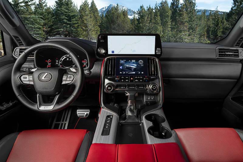 Lexus LX 600 2022 Dashboard Interior