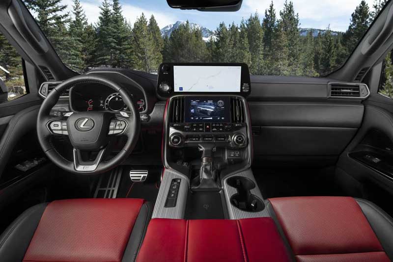 Lexus LX 600 F SPORT 2022 Dashboard Interior