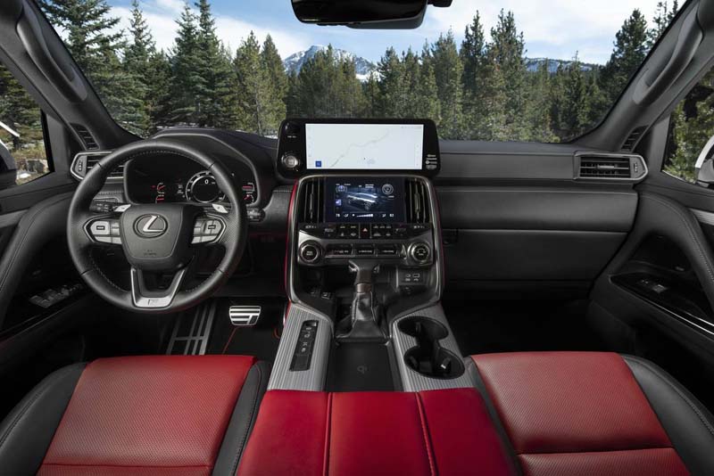 Lexus LX 600 F SPORT Handling 2022 Dashboard Interior