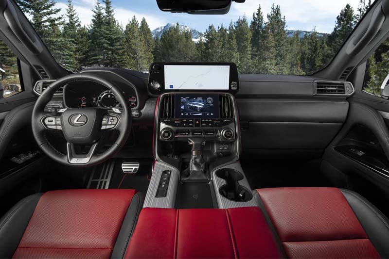 Lexus LX 600 Ultra Luxury 2022 Dashboard Interior