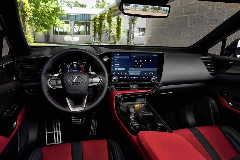 Lexus NX 350 F Sport 2022 Dashboard Interior